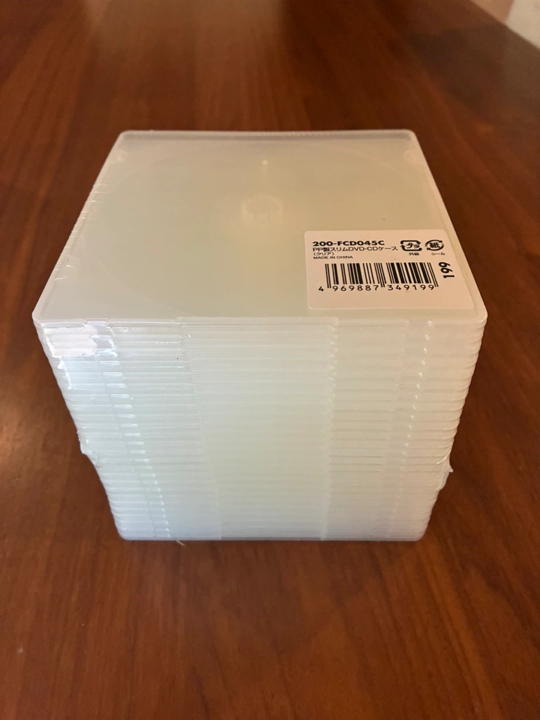 DVD CDケース 25枚入り計15セット 375枚分