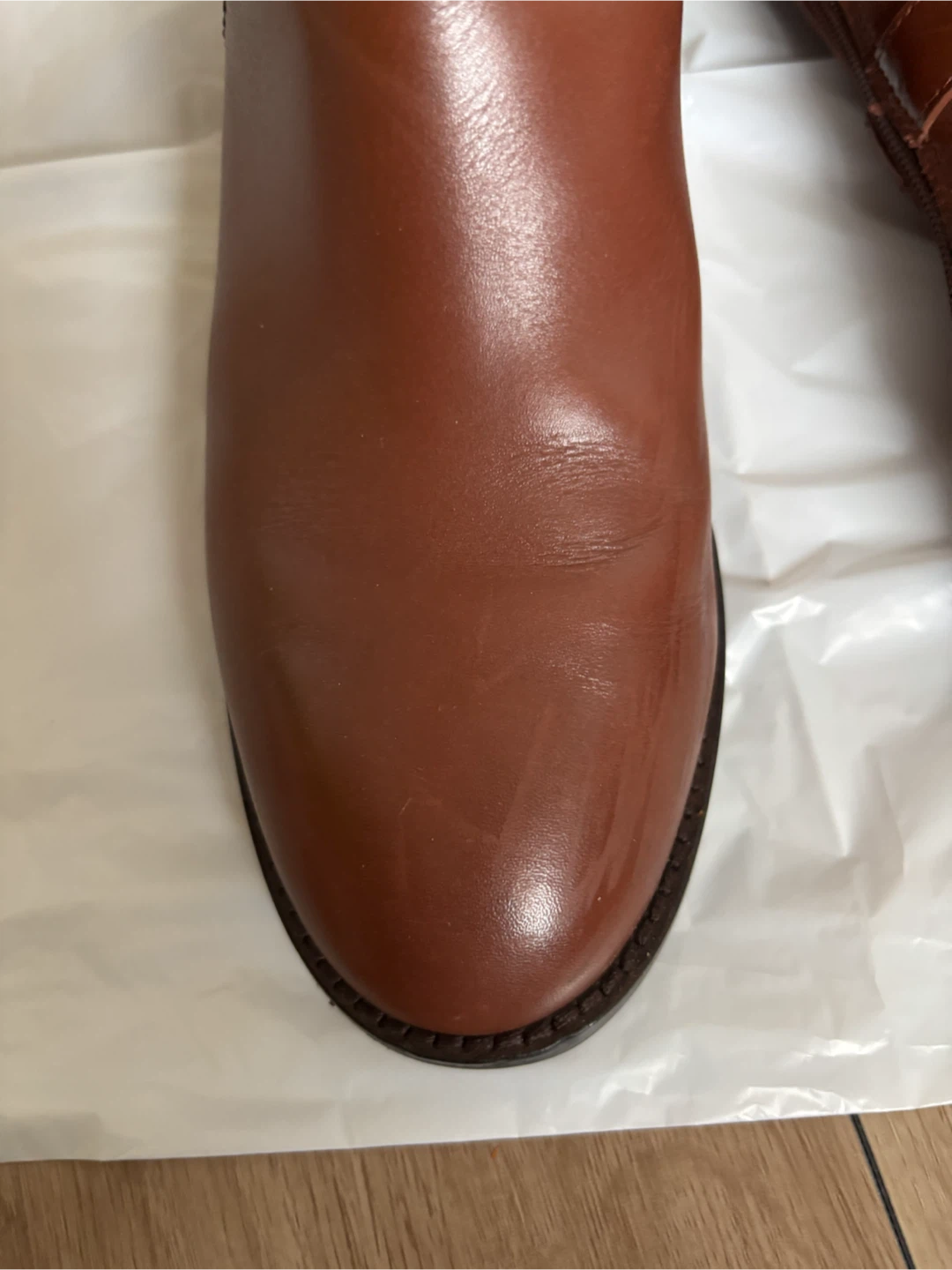 トリーバーチ ロングブーツ 7.5M ブラウンの写真5枚目
