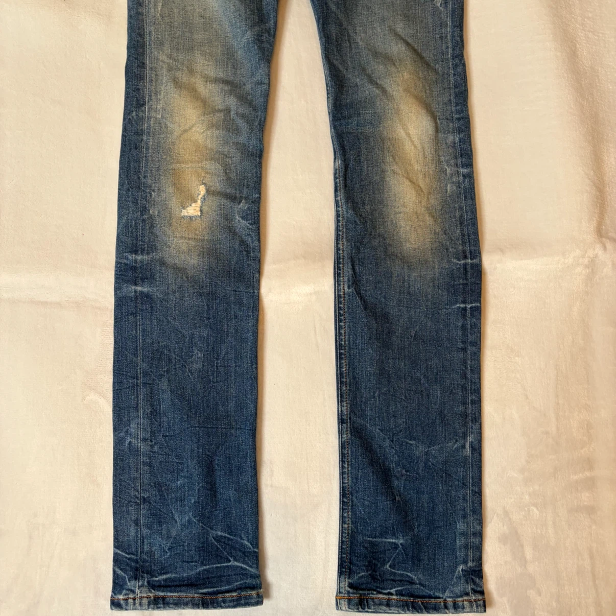 DIESEL キッズ ジュニア スキニー デニム ダメージ加工 12Yの写真4枚目