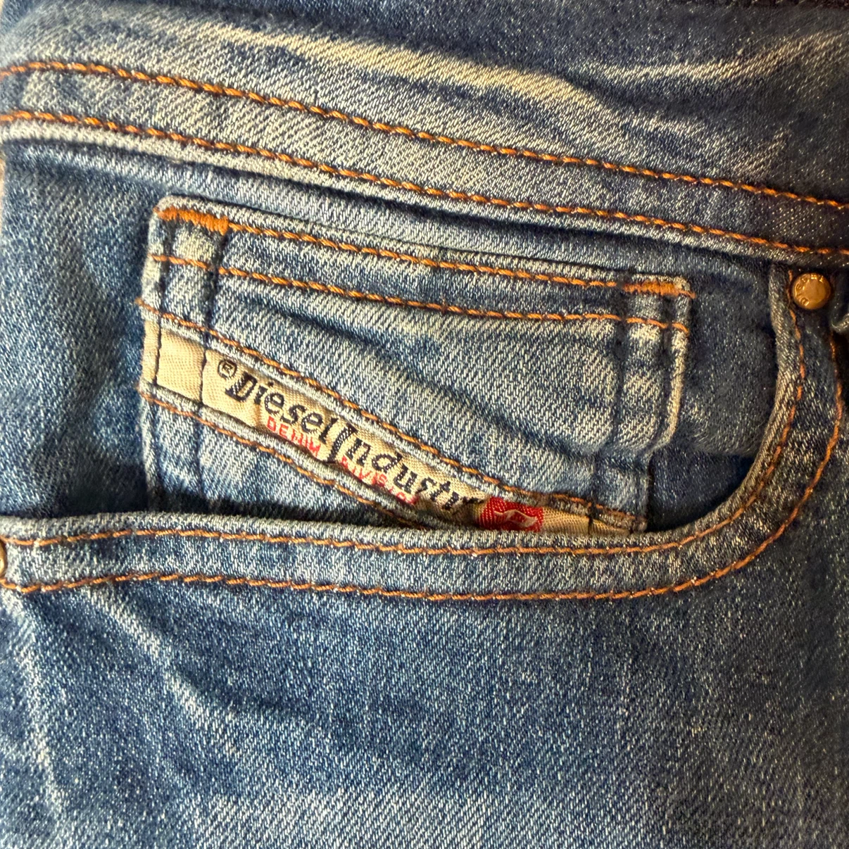 DIESEL キッズ ジュニア スキニー デニム ダメージ加工 12Yの写真8枚目