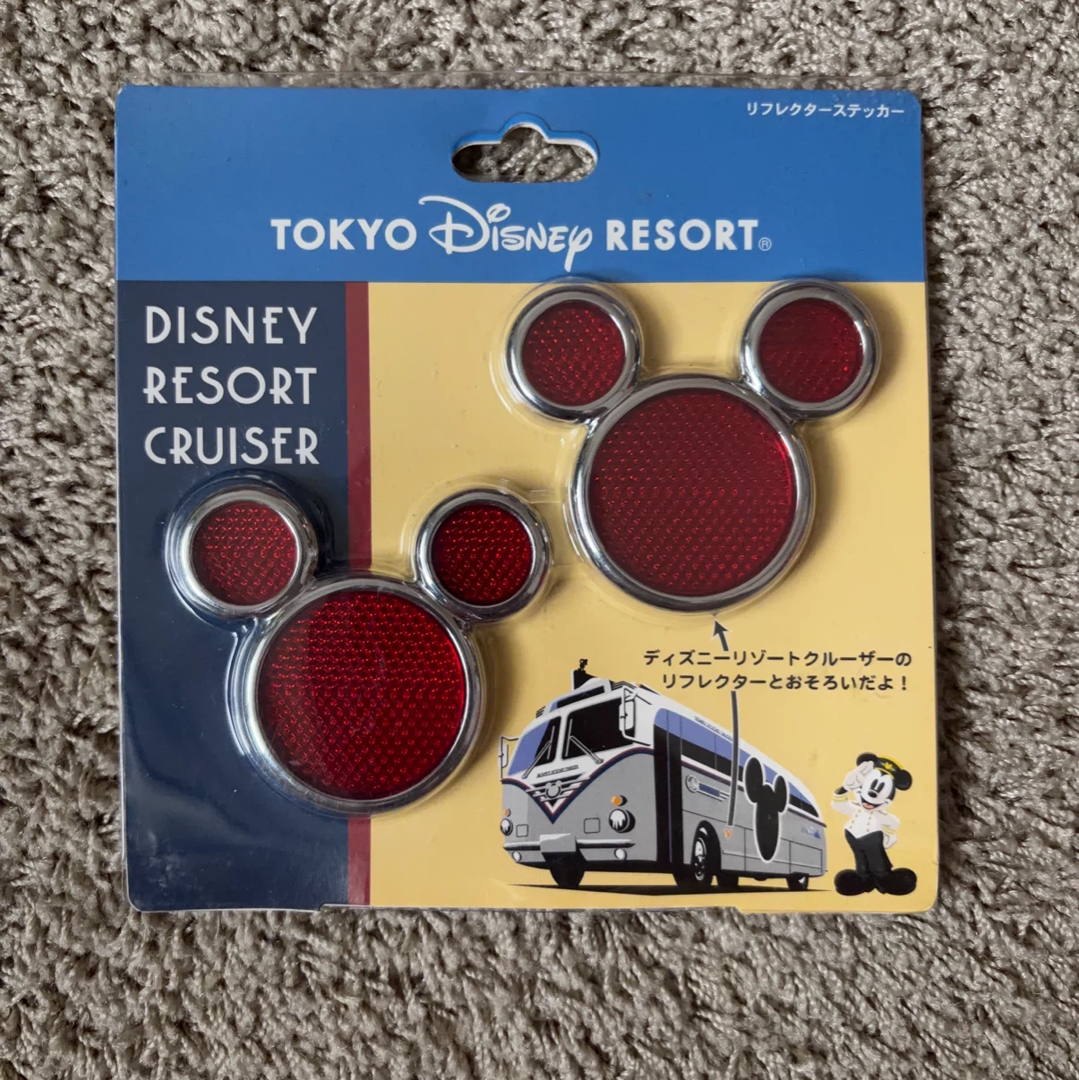 ディズニーリゾートクルーザー リフレクターステッカー