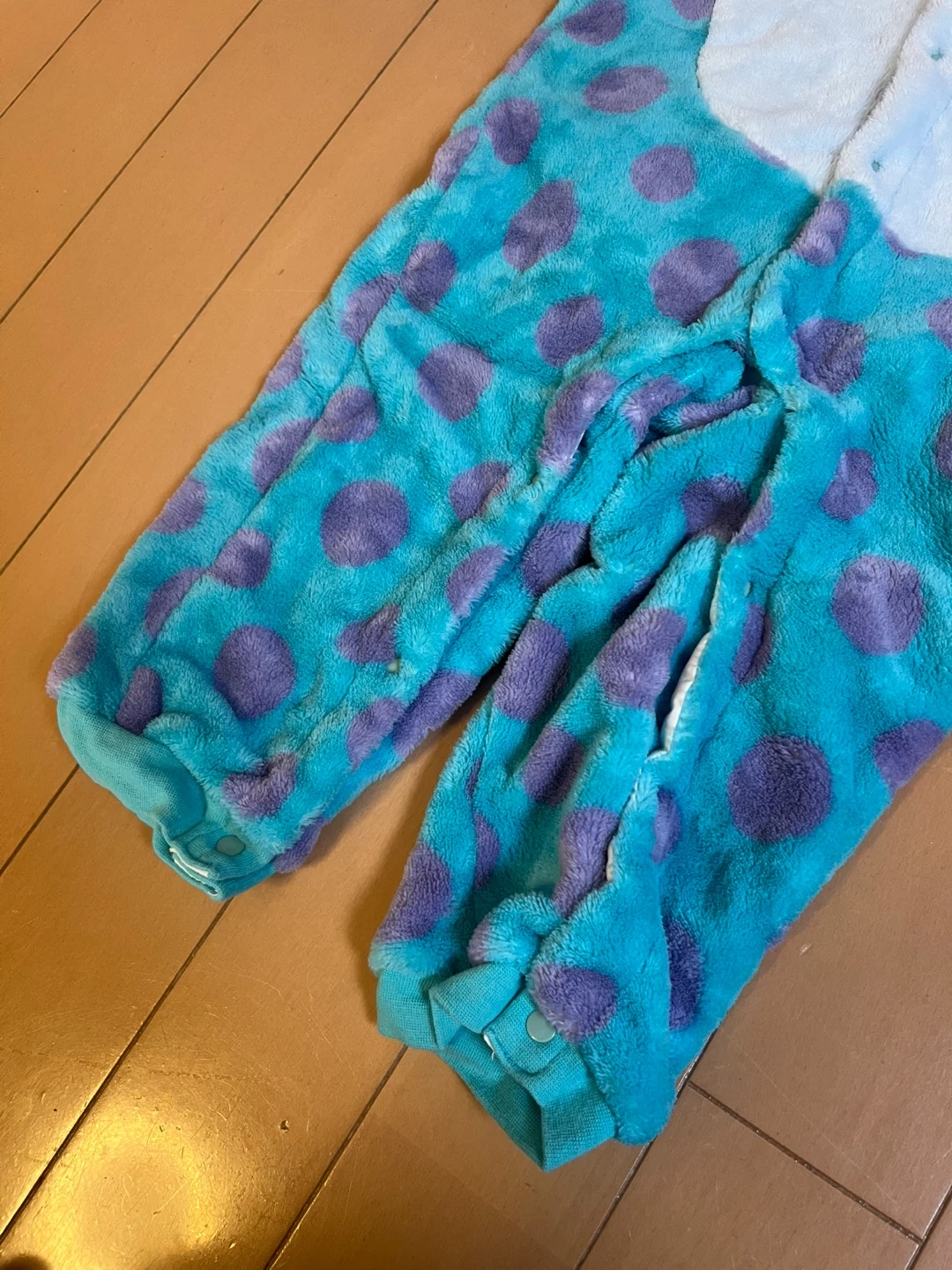モンスターズインク★サリー★カバーオール★着ぐるみ★90★ハロウィンの写真3枚目