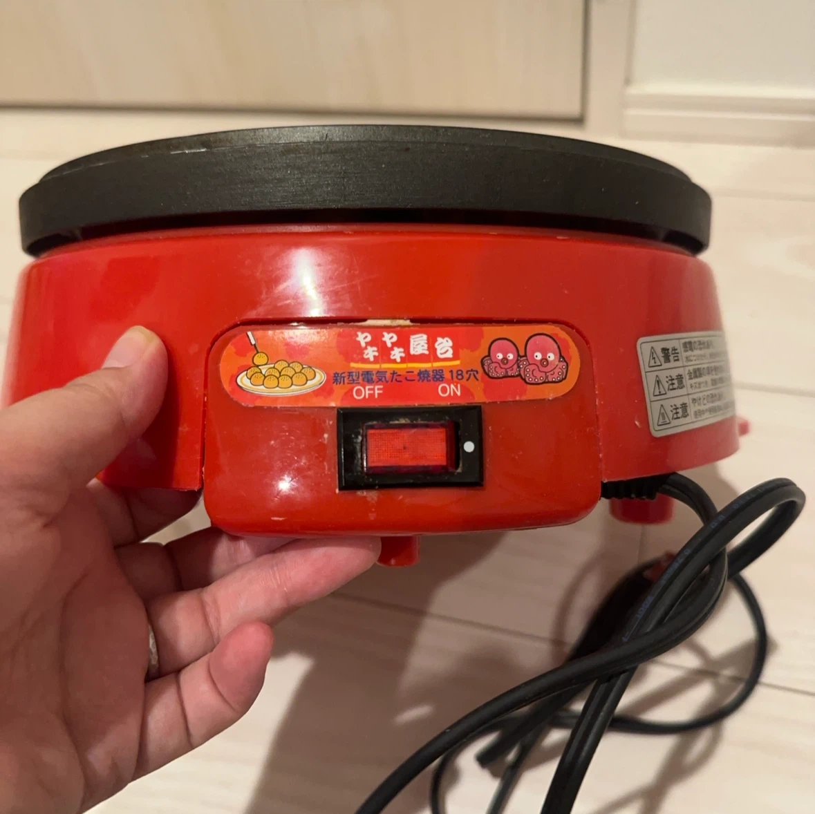 フレイズ やきやき屋台 たこ焼器 18穴の写真4枚目