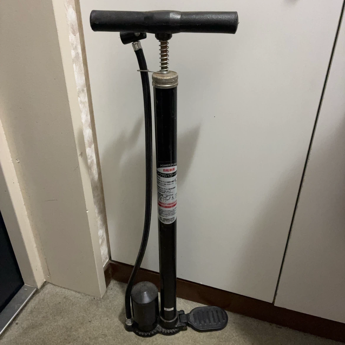 自転車用 タンク付きポンプ 空気入れ（ジャンク）