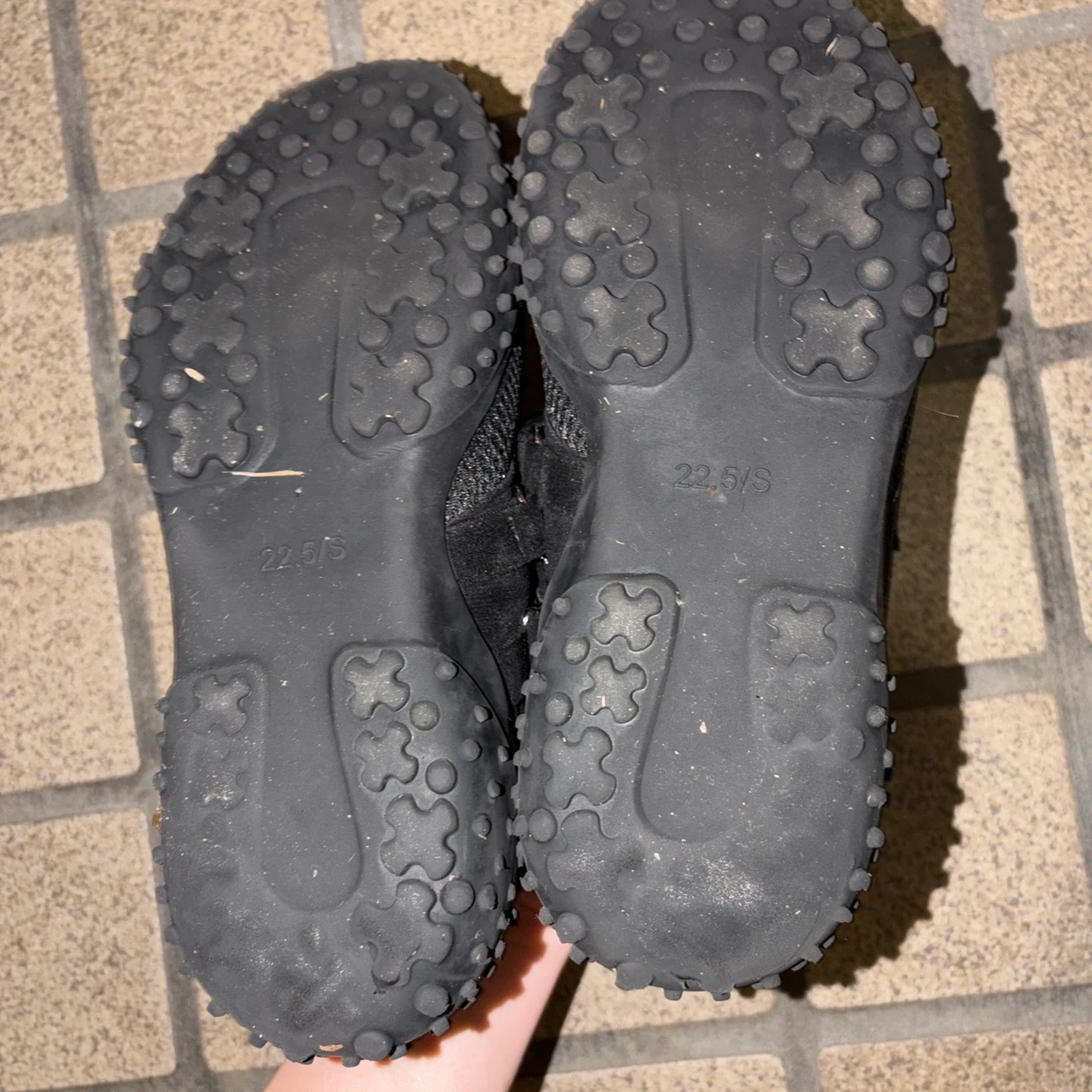 GU ロク コラボ ダブルストラップバレエスニーカー Sサイズの写真4枚目