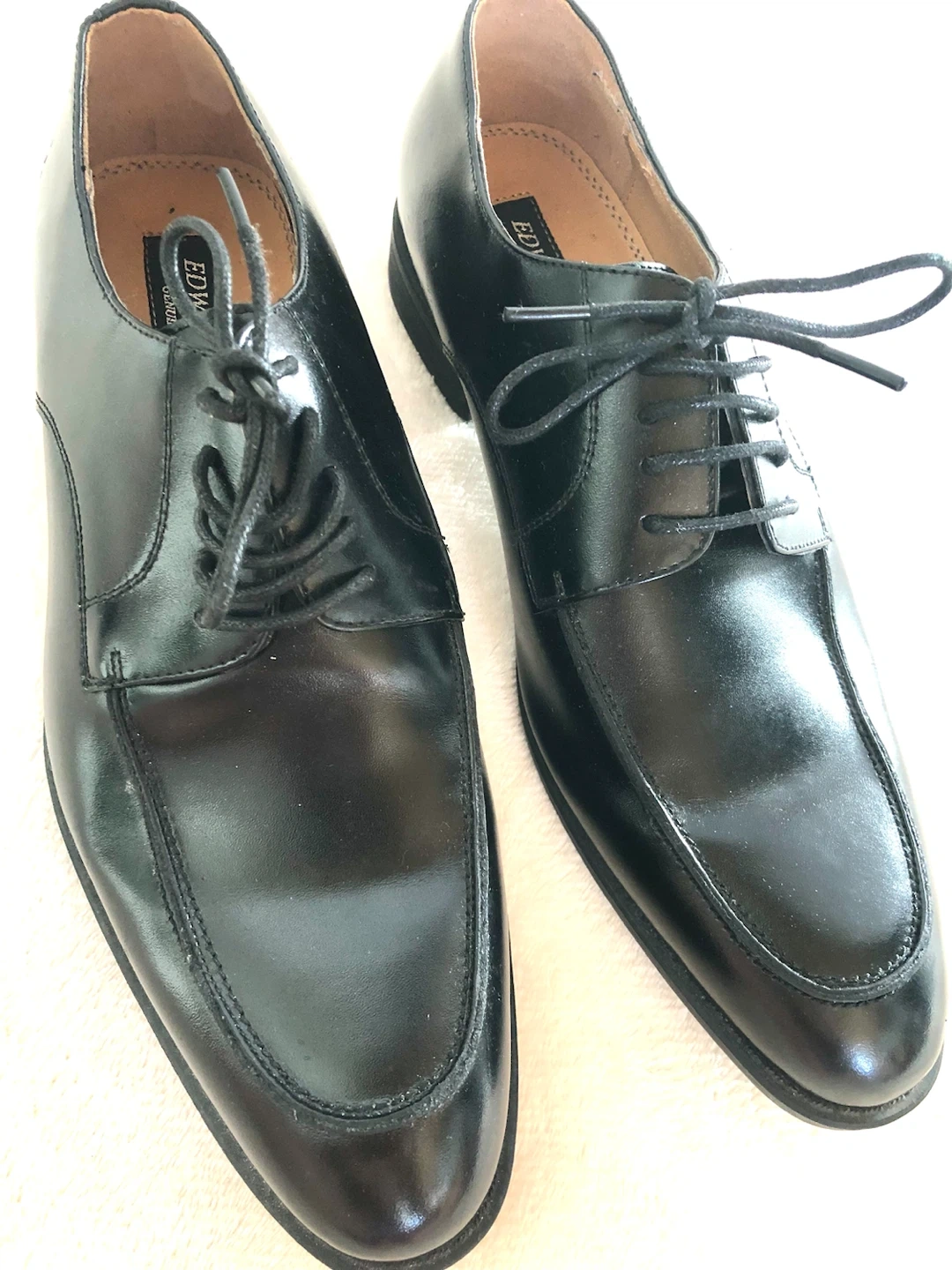 👞✨【未使用品】エドワードヒル ビジネスシューズ 黒 25.0cm EEE✨の写真2枚目