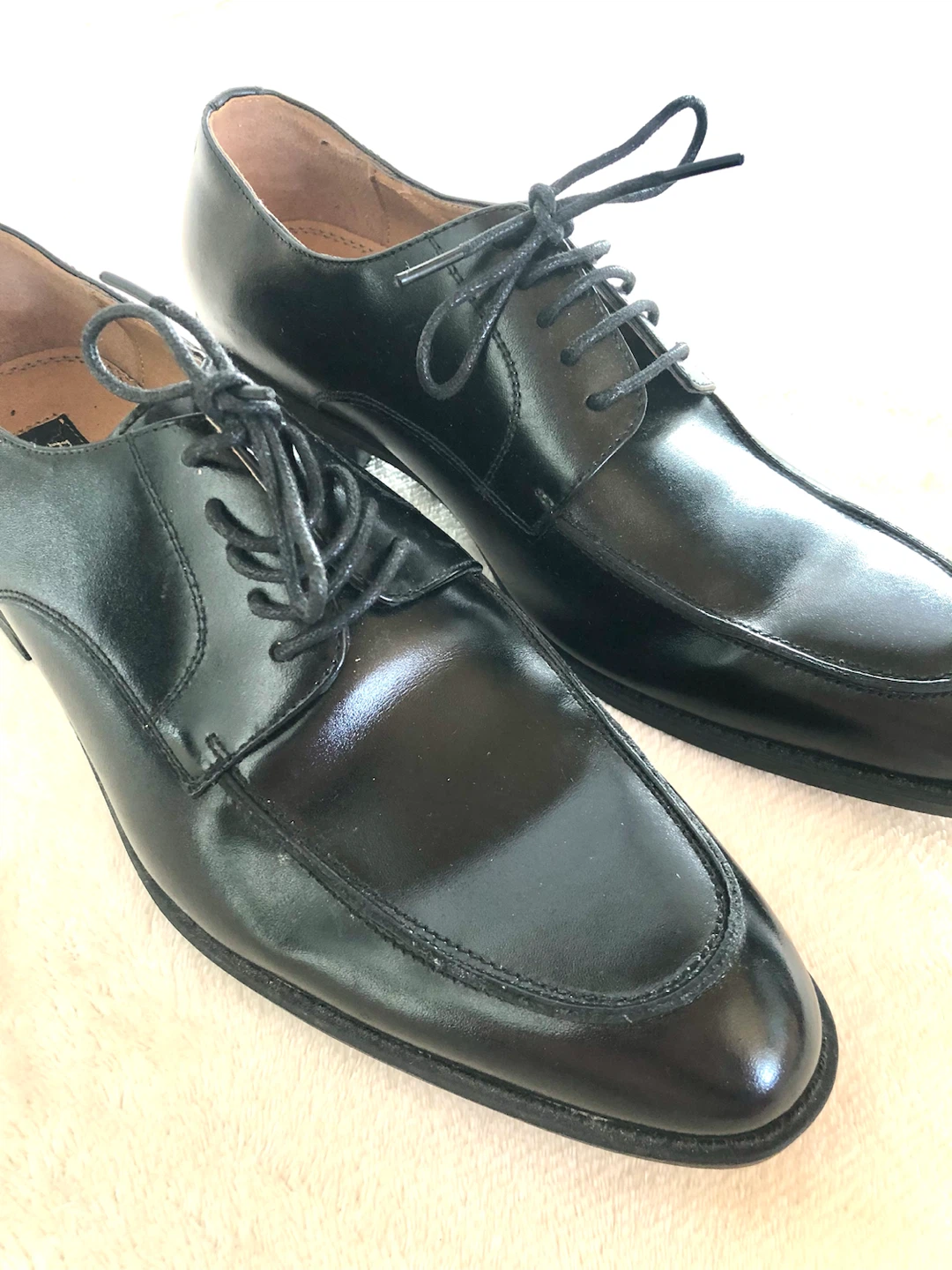 👞✨【未使用品】エドワードヒル ビジネスシューズ 黒 25.0cm EEE✨の写真3枚目