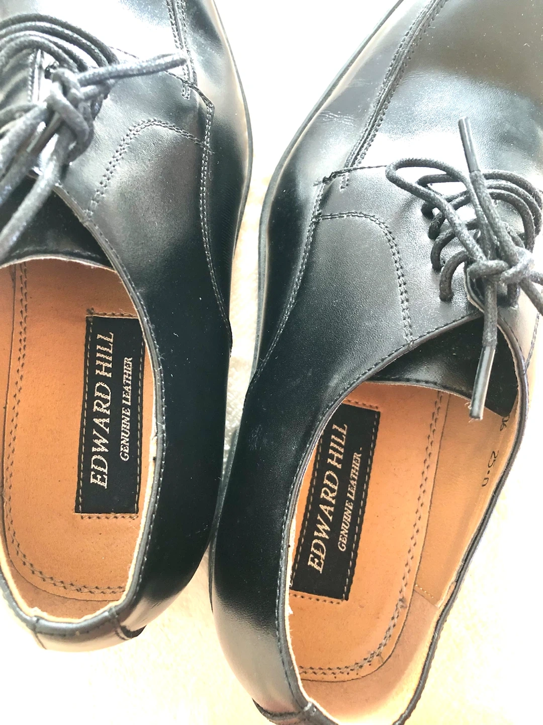 👞✨【未使用品】エドワードヒル ビジネスシューズ 黒 25.0cm EEE✨の写真5枚目