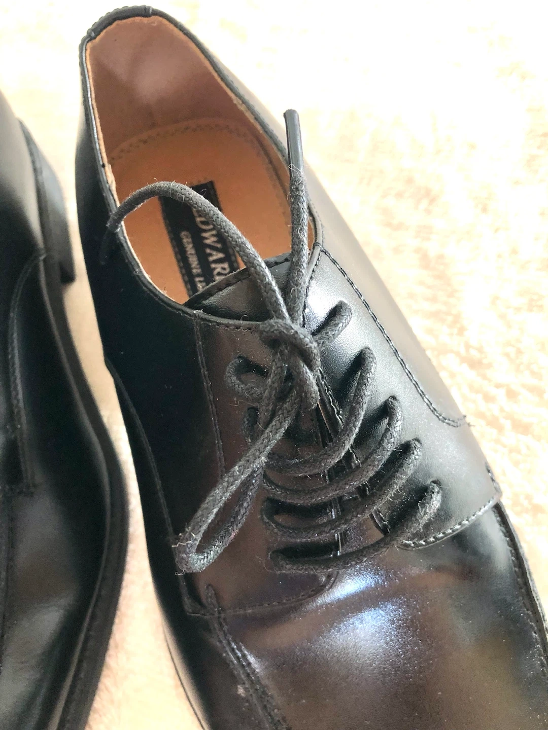 👞✨【未使用品】エドワードヒル ビジネスシューズ 黒 25.0cm EEE✨の写真6枚目