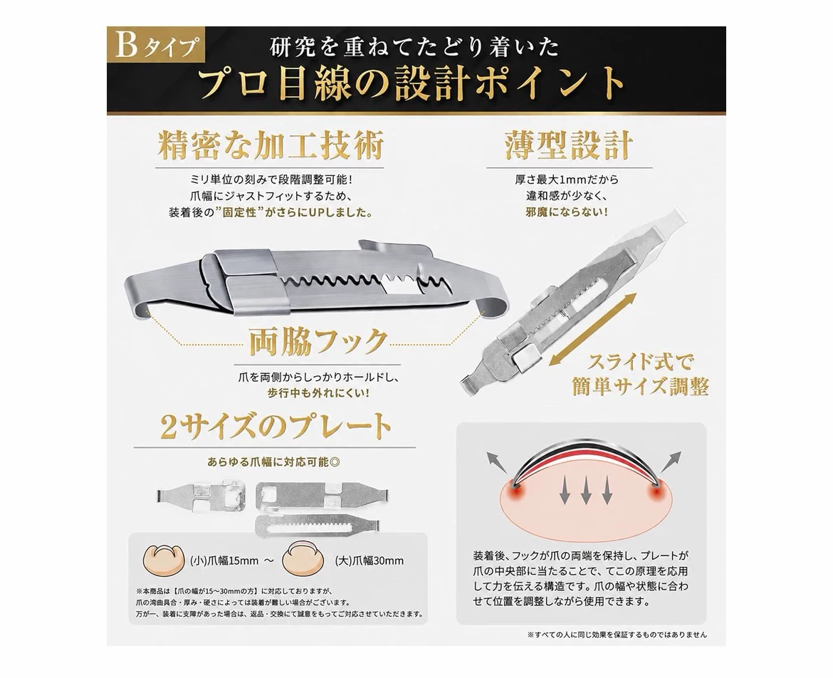 巻き爪矯正器具セットの写真6枚目