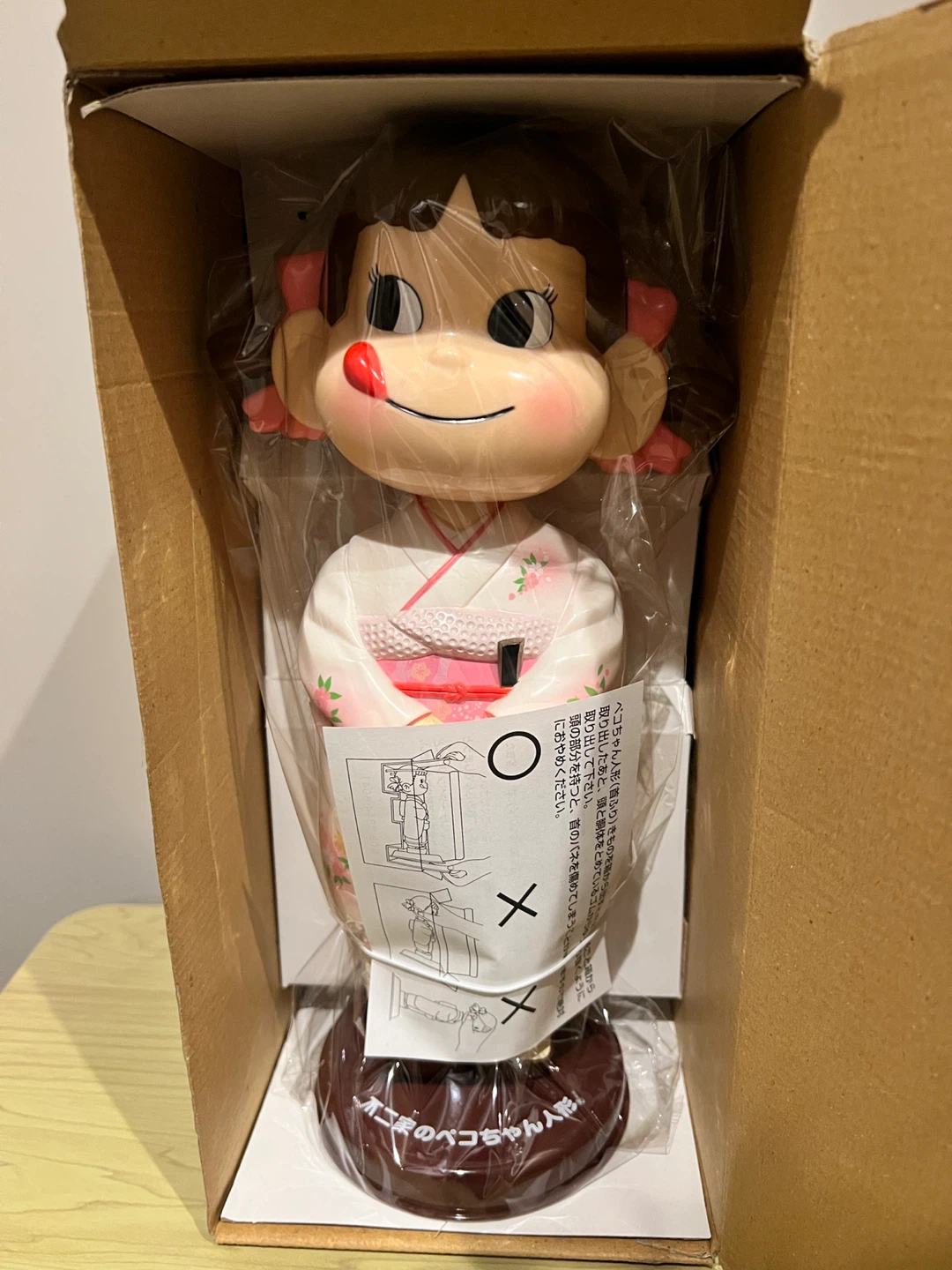 未開封着物不二家の首ふりペコちゃん
