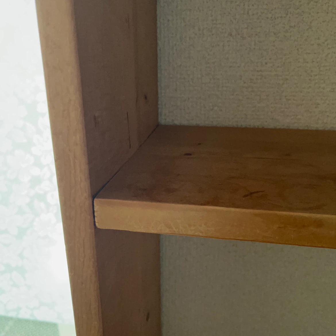 手作り木製オープンシェルフ 飾り棚 ナチュラルの写真3枚目