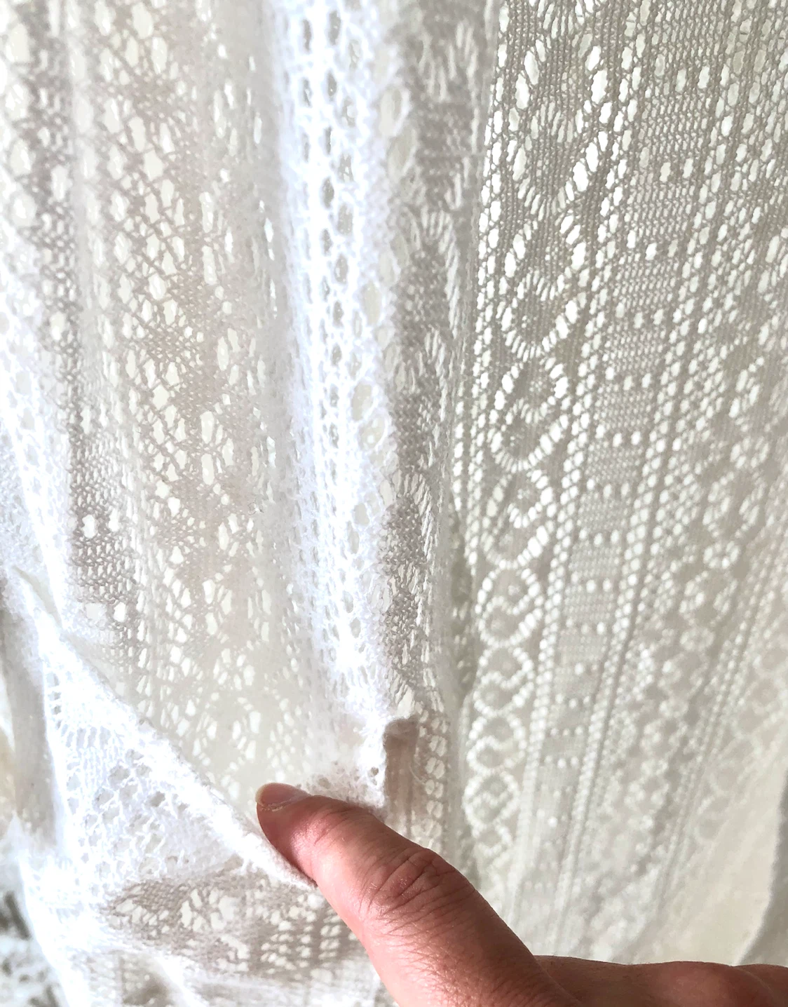 ✨🌟【未使用品】ヘルシーカレス レースカーディガン ホワイト🌟✨の写真3枚目