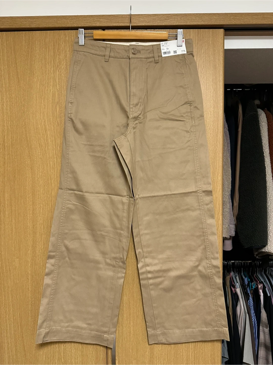 ユニクロ コットンバギーパンツ 2色セットの写真5枚目