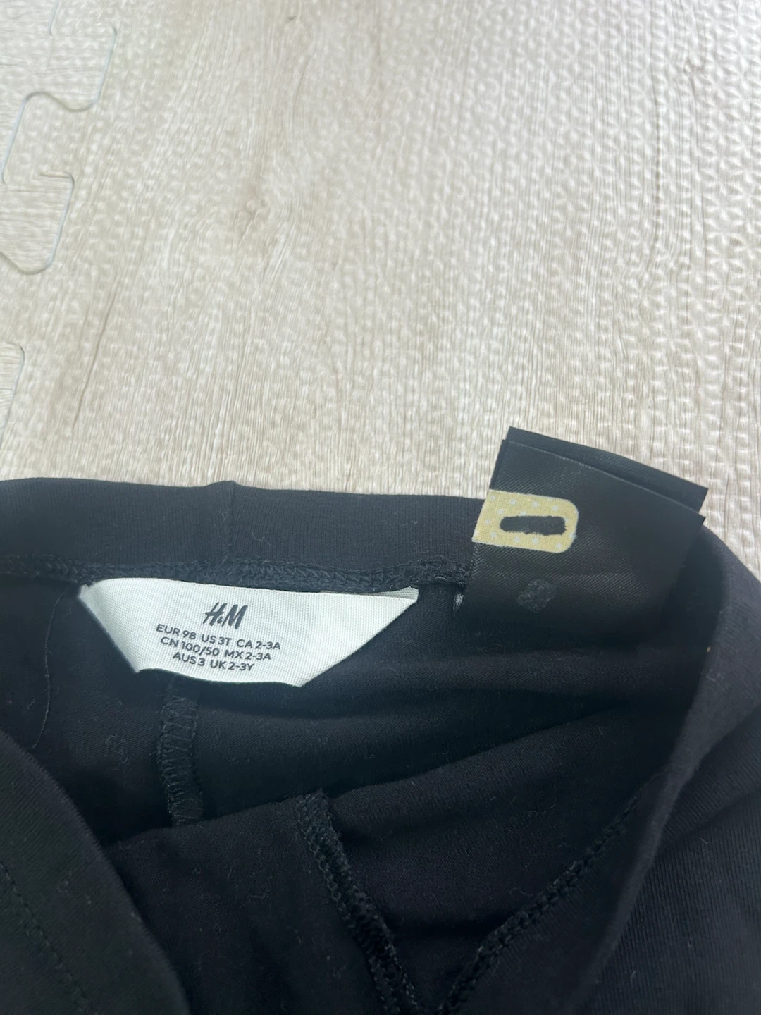 武蔵小杉★3枚セット★ H＆M ユニクロ 子供服 まとめ売り ズボン 100cm レギンスの写真5枚目