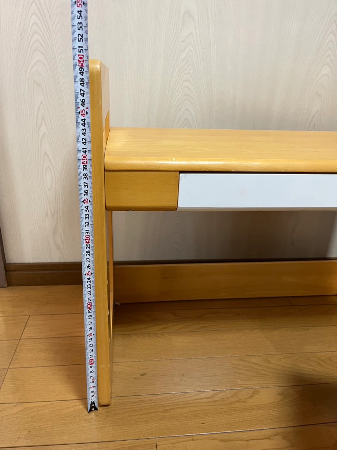 キッズデスク＆チェアセット 木製の写真4枚目