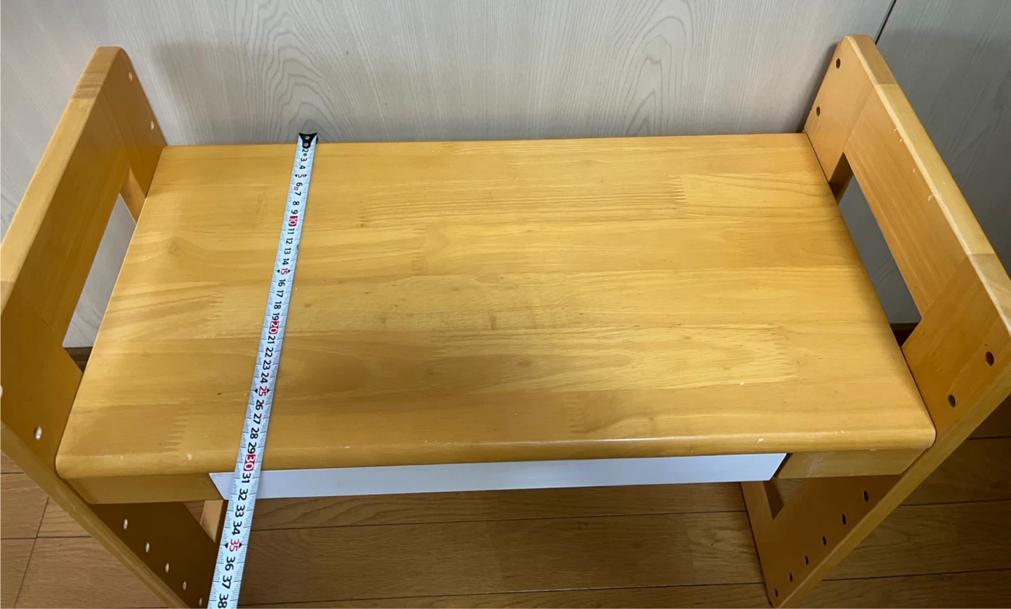 キッズデスク＆チェアセット 木製の写真6枚目