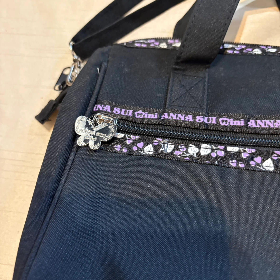 ANNA SUI mini 2WAYバッグ アナスイミニ　口金入りの写真3枚目