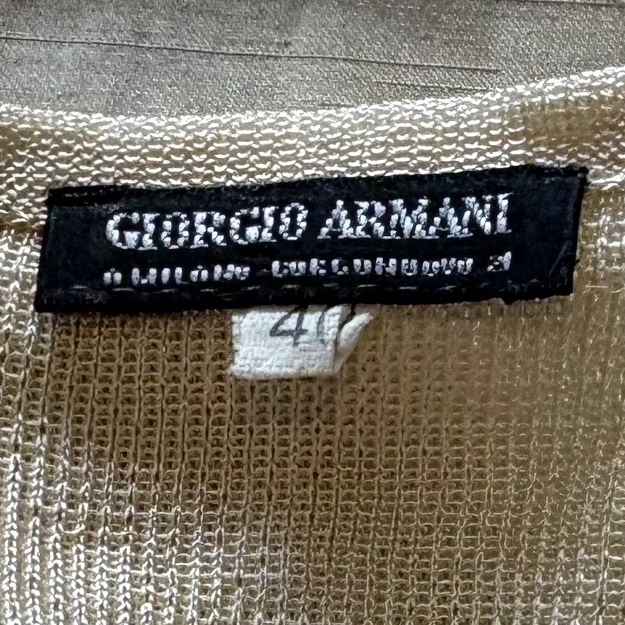 GIORGIO ARMANI ベスト ベージュ サイズ40の写真4枚目