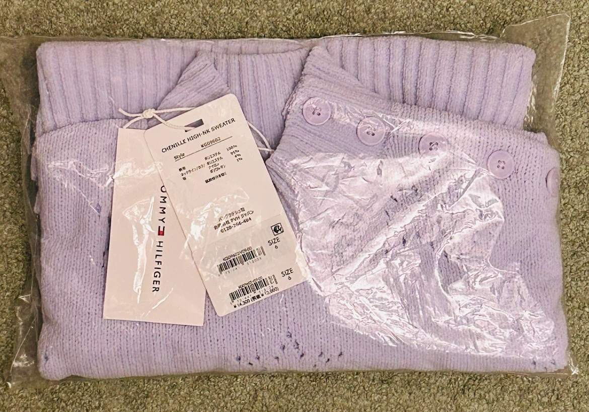 【新品未使用】 TOMMY HILFIGER リラックスシェニールニット 115サイズの写真5枚目
