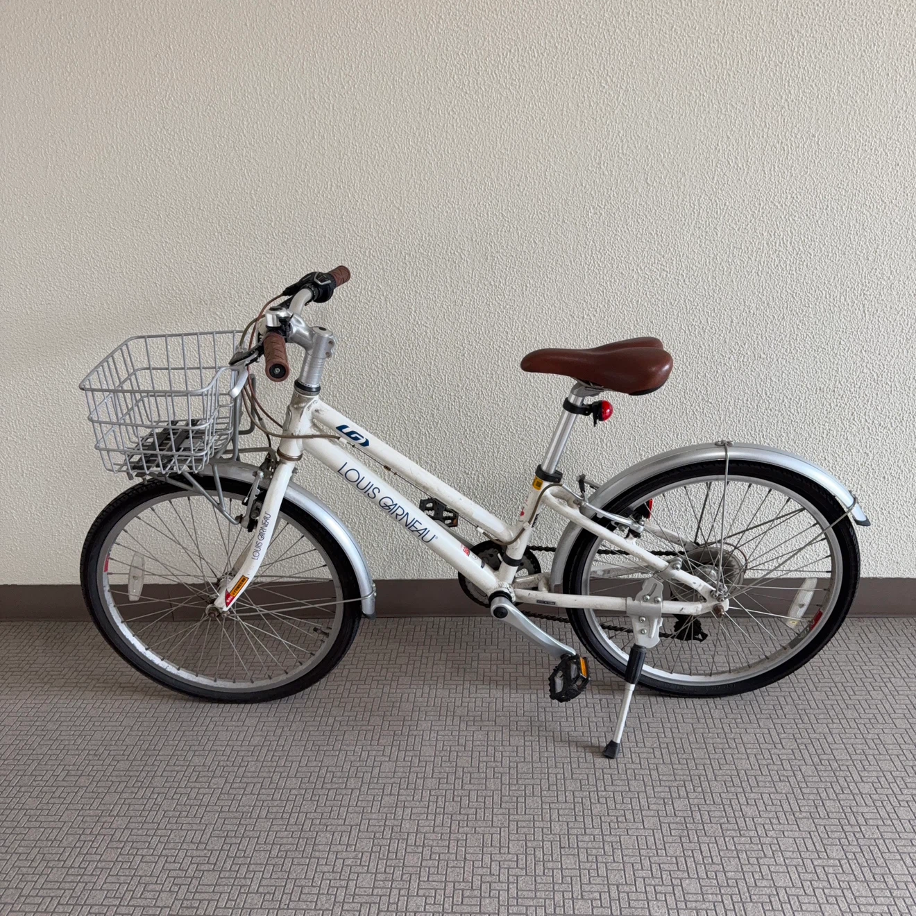 ルイガノ 自転車 ホワイト　j22インチの写真4枚目