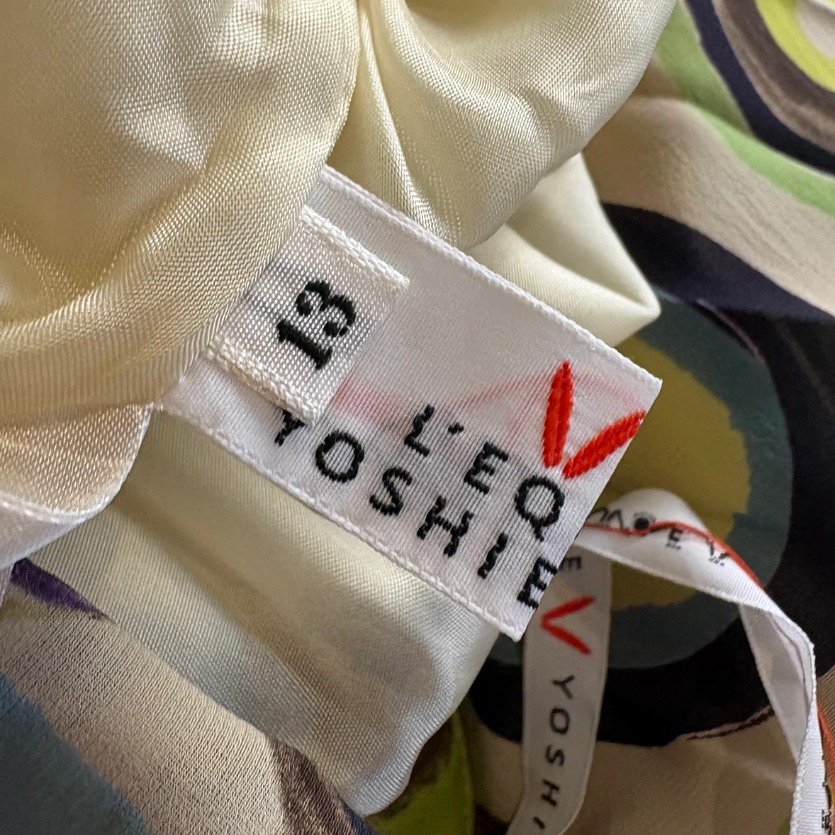 YOSHIE INABA L'EQUIPE サークル柄 フレアスカート 13の写真5枚目
