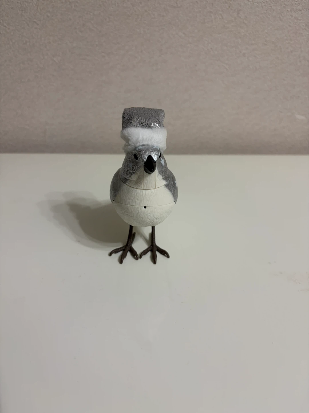 鳥の置物 センサー付クリスマスソングの写真2枚目