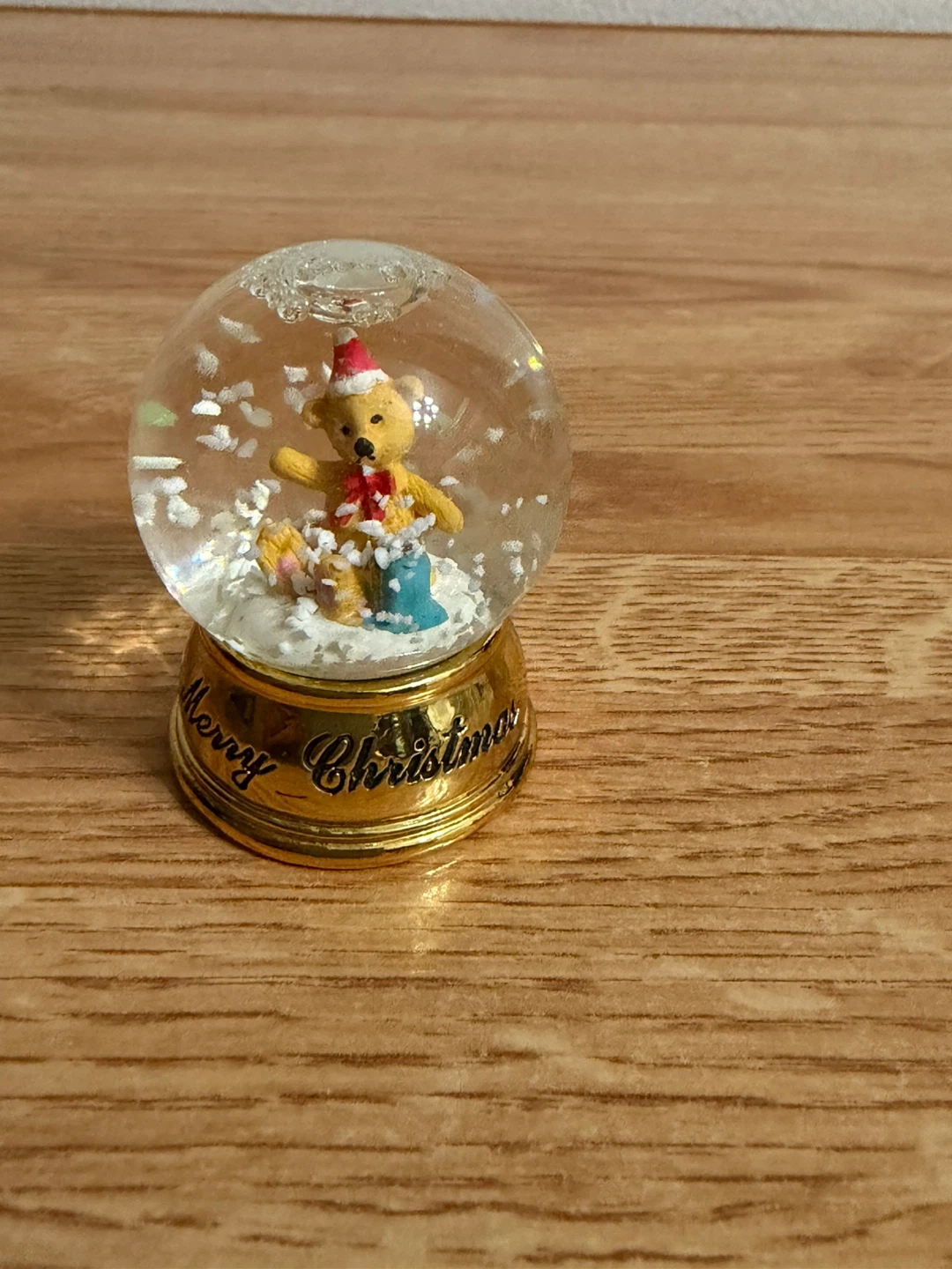 クリスマス スノードーム　テディベアの写真2枚目