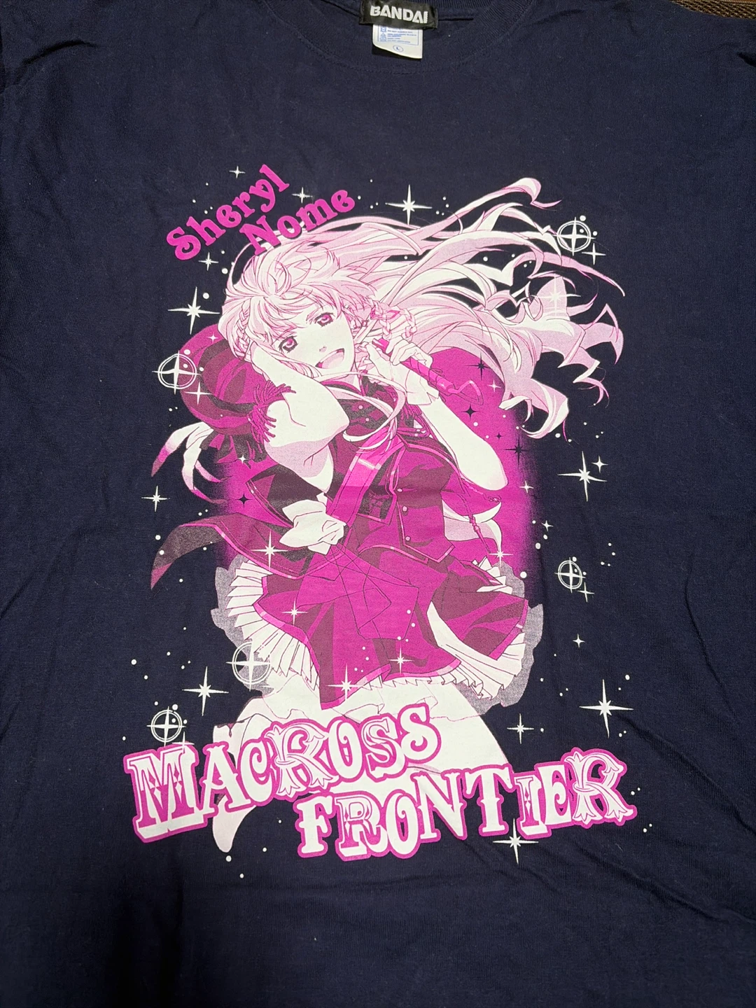 バンダイ マクロスF シェリル・ノーム Tシャツ Lサイズの写真2枚目