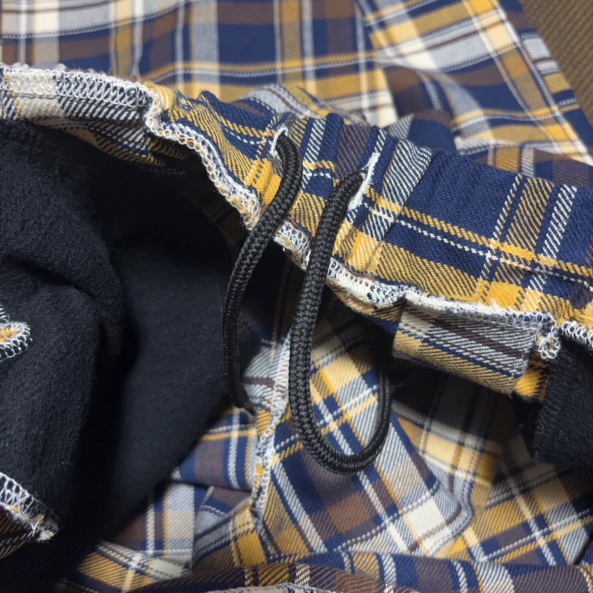 【新品】AFYF チェックパンツ ブルー×イエロー系の写真3枚目