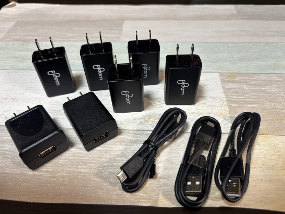 プルームテック ACアダプター USBケーブル まとめ