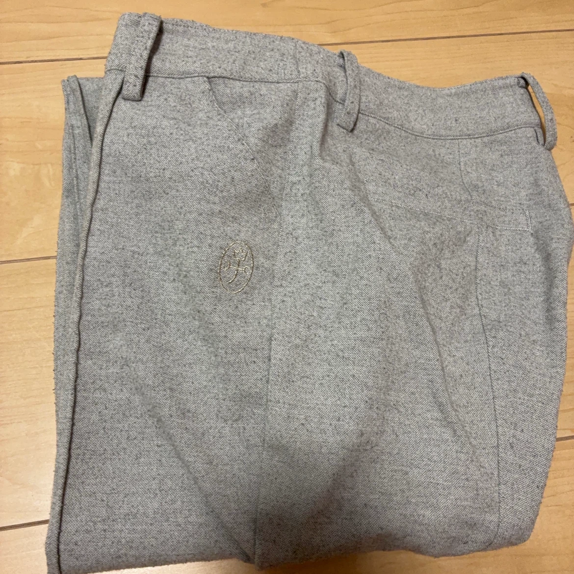 カステルバジャック パンツ グレー サイズ40の写真6枚目