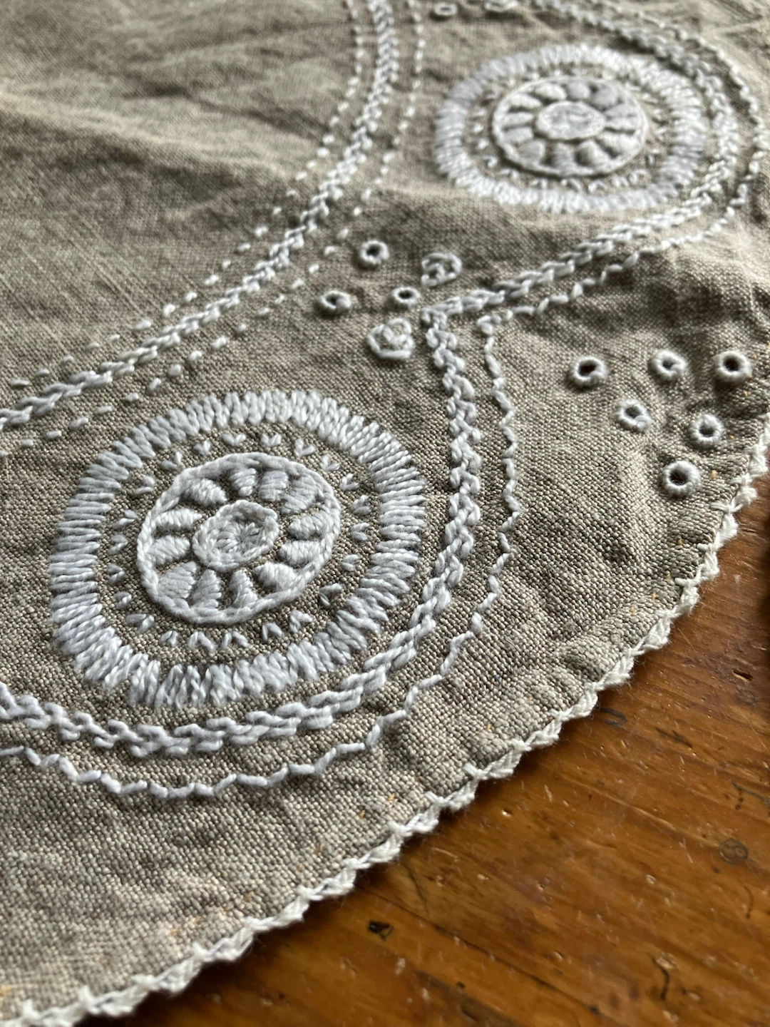 刺繍入り ランチョンマット コースター セット🍽️の写真4枚目