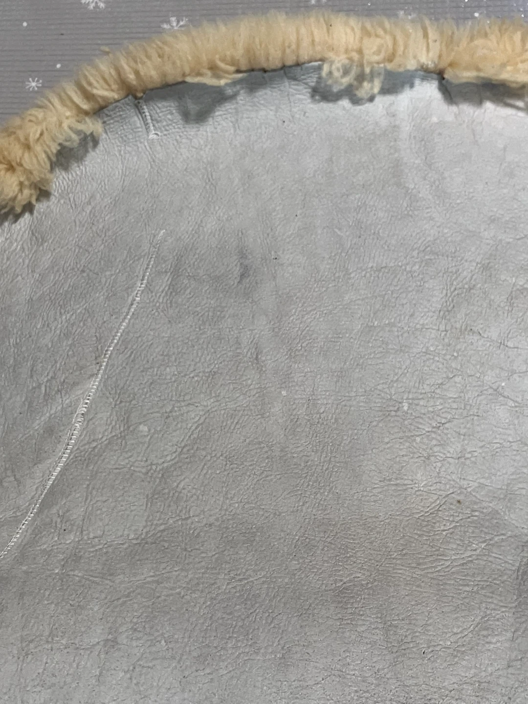 毛皮マット　縦　最長約96x横　最長約68cmの写真4枚目