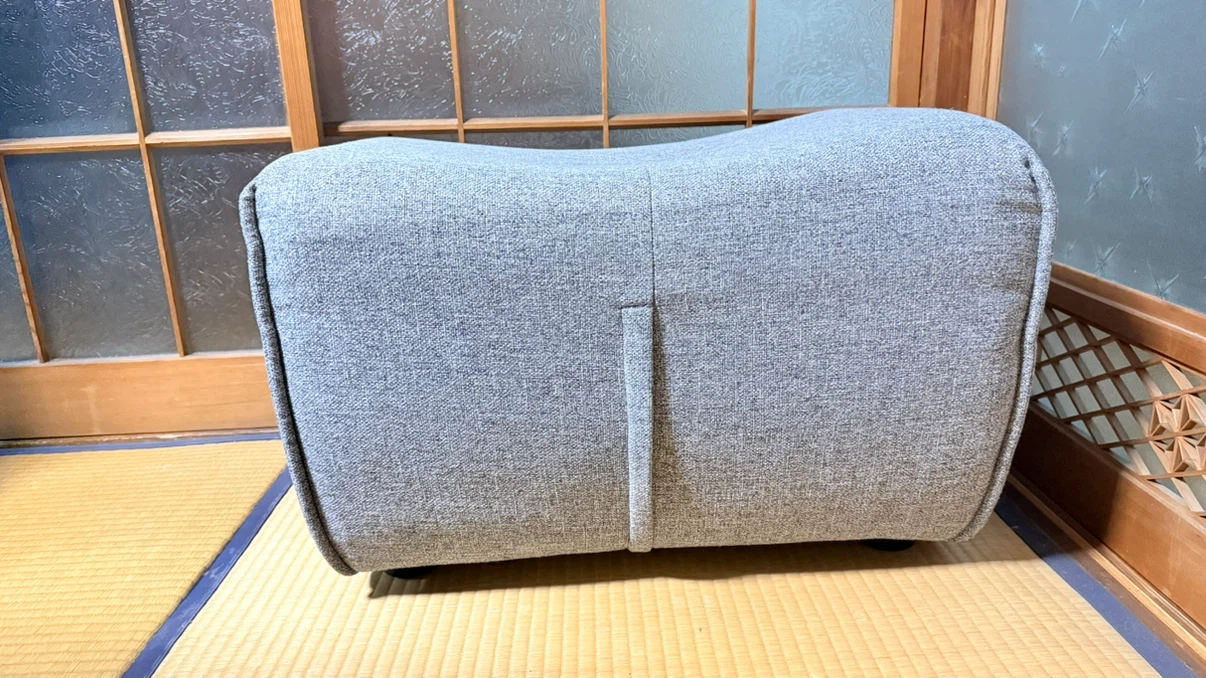 スツール オットマン グレーの写真3枚目