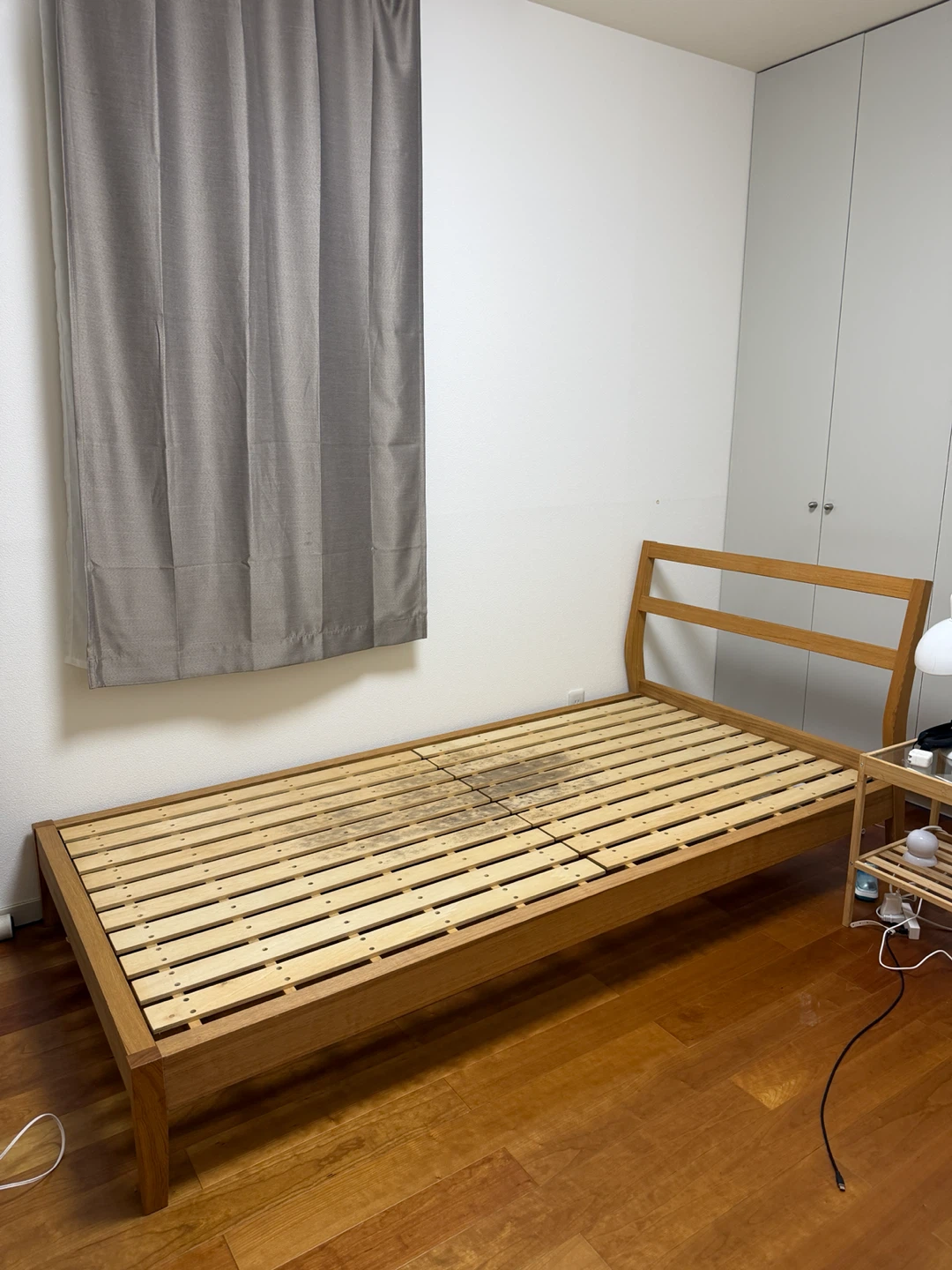 無印　木製ベッド　シングル