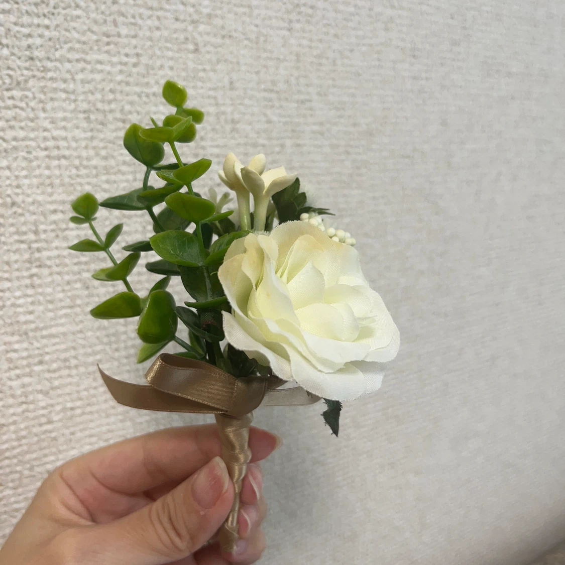 ウェディングブーケ&ブートニアセットの写真2枚目