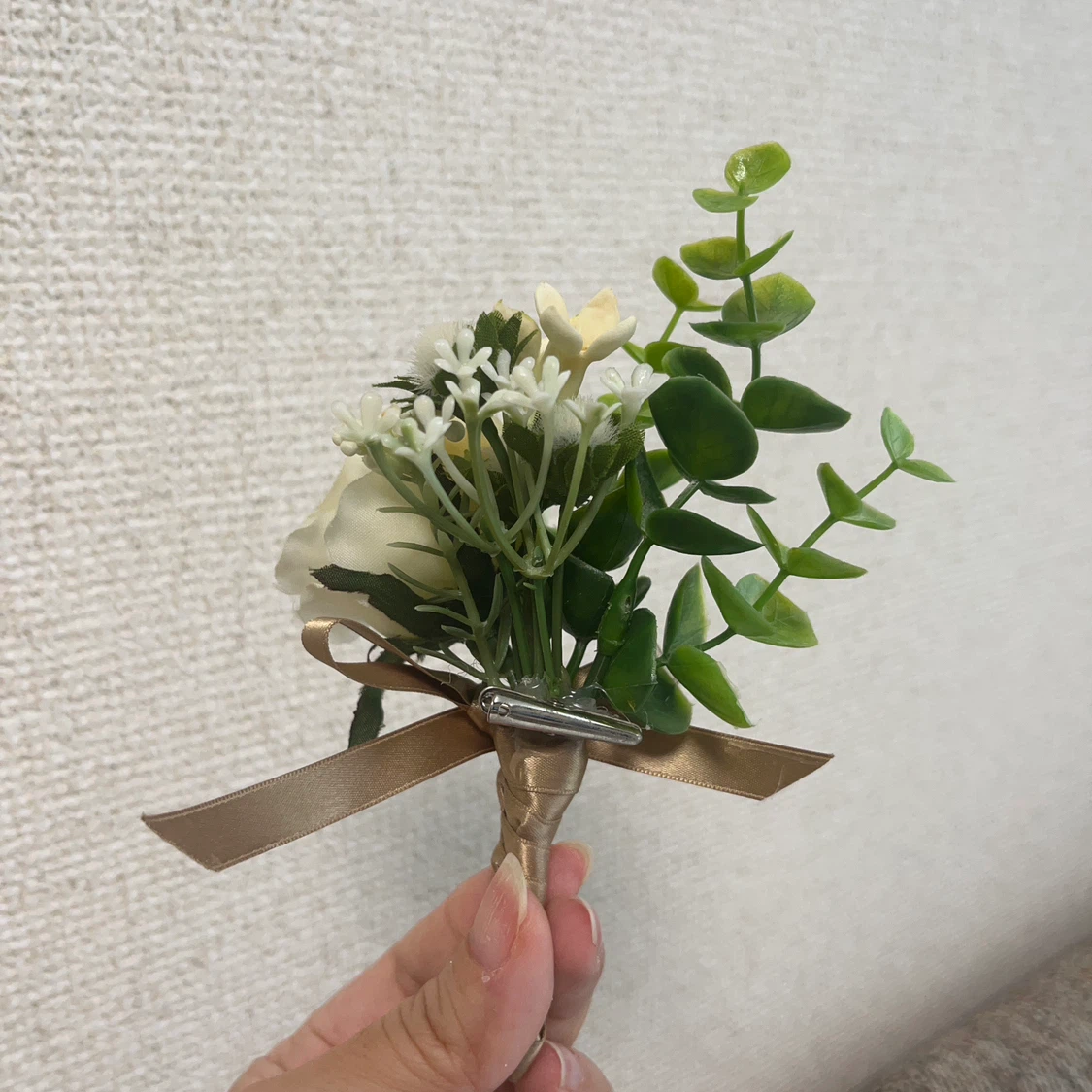 ウェディングブーケ＆ブートニアセットの写真3枚目