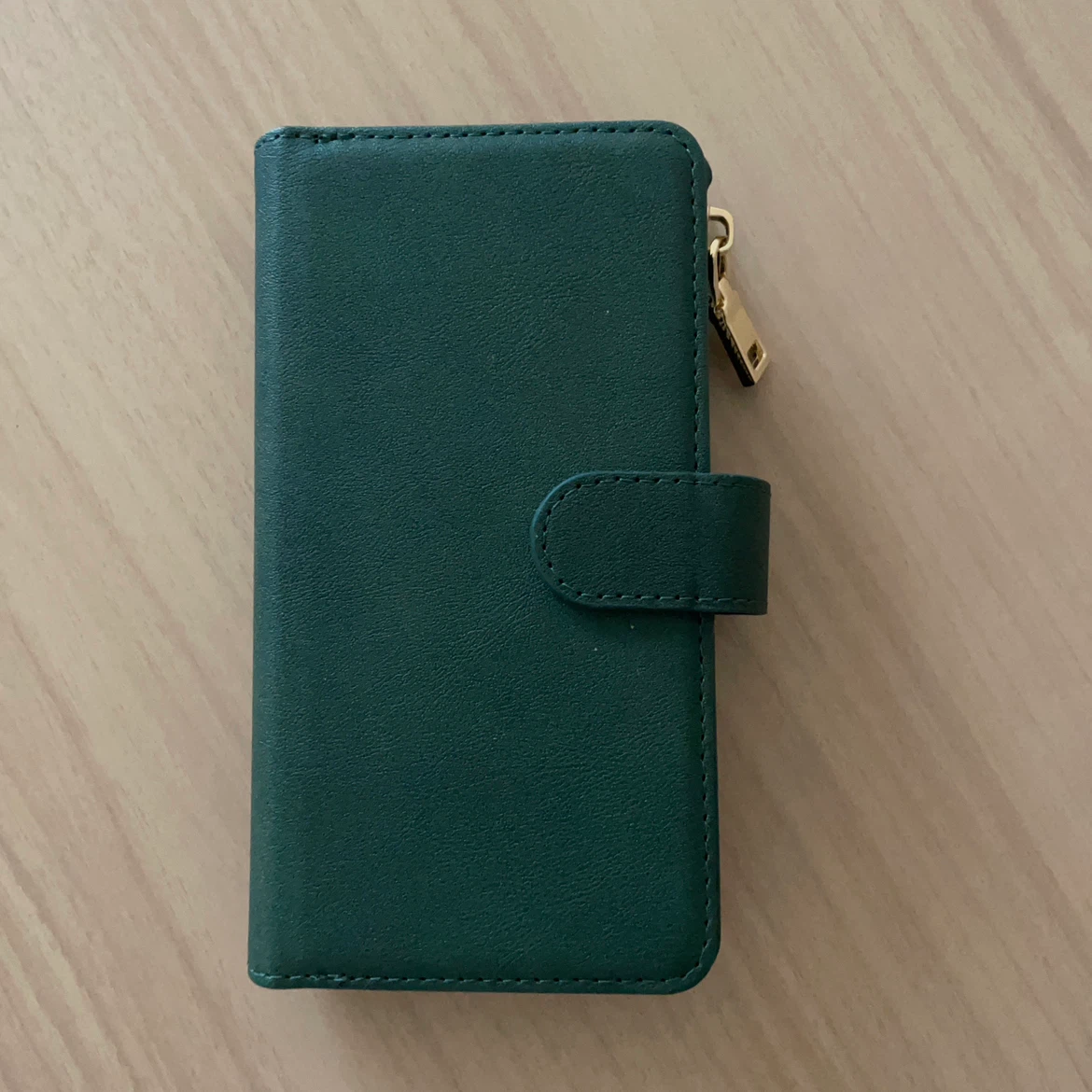 手帳型スマホケース ダークグリーン