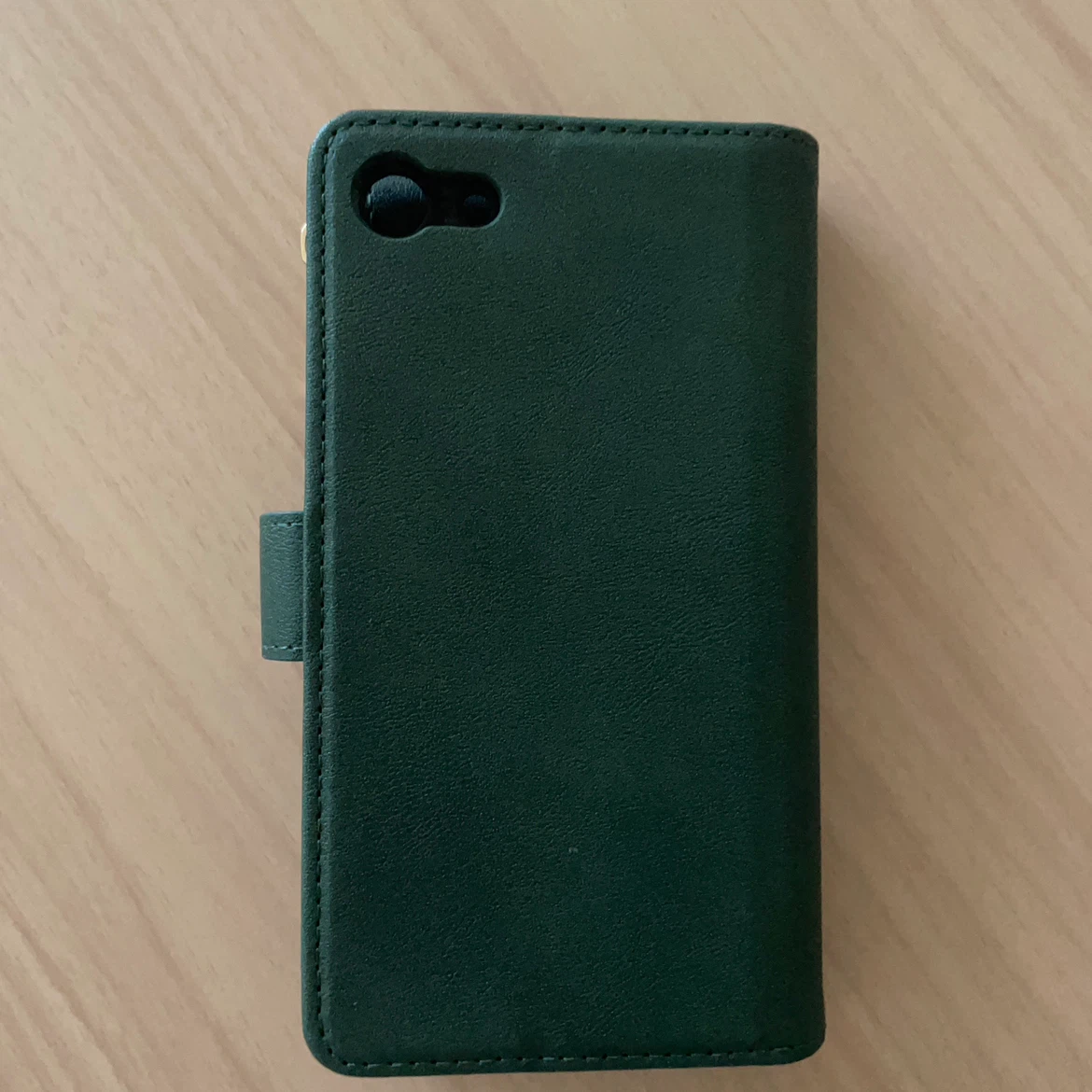 手帳型スマホケース ダークグリーンの写真2枚目
