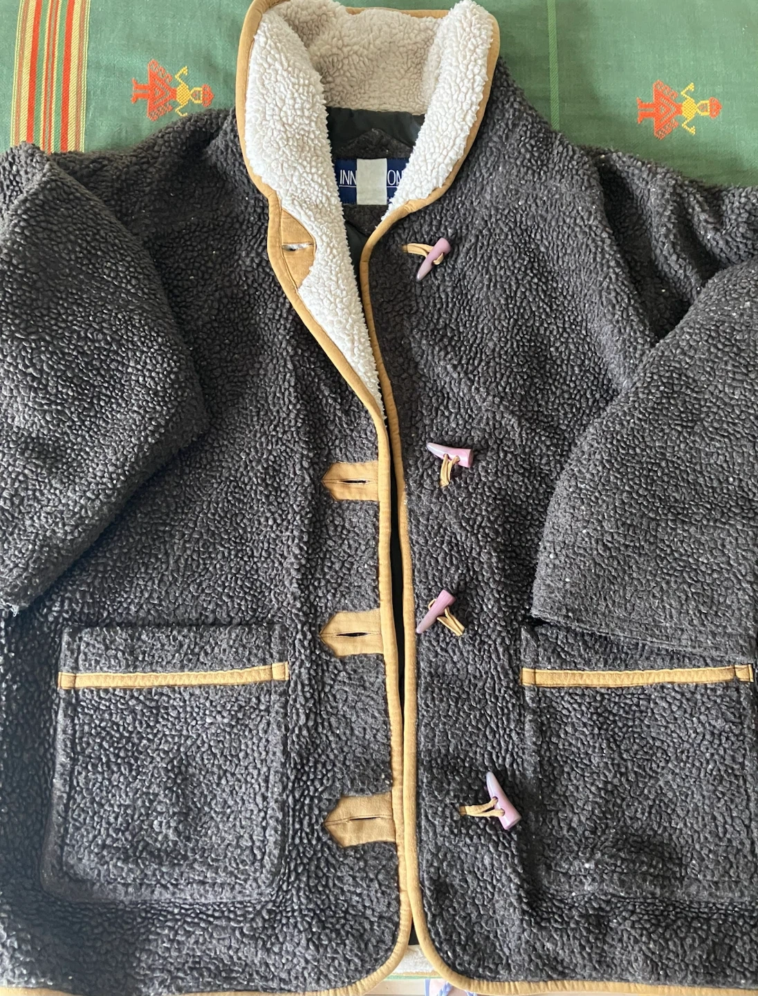 イノベーションズ ボア ダッフルコート🤎