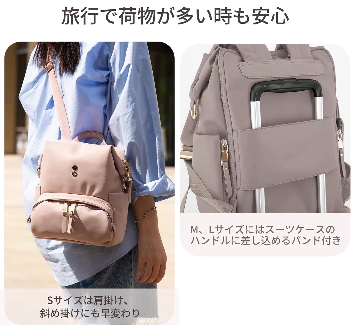 【新品未使用】RELUXY ECHOLAC PURIST ナイロンリュックの写真5枚目