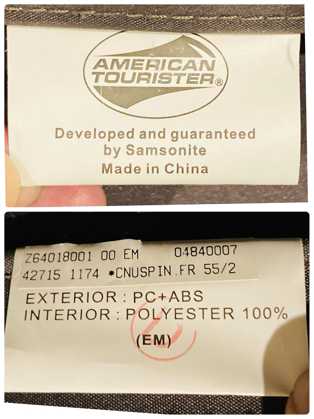 【Samsonite キャリーバッグ size55】の写真9枚目