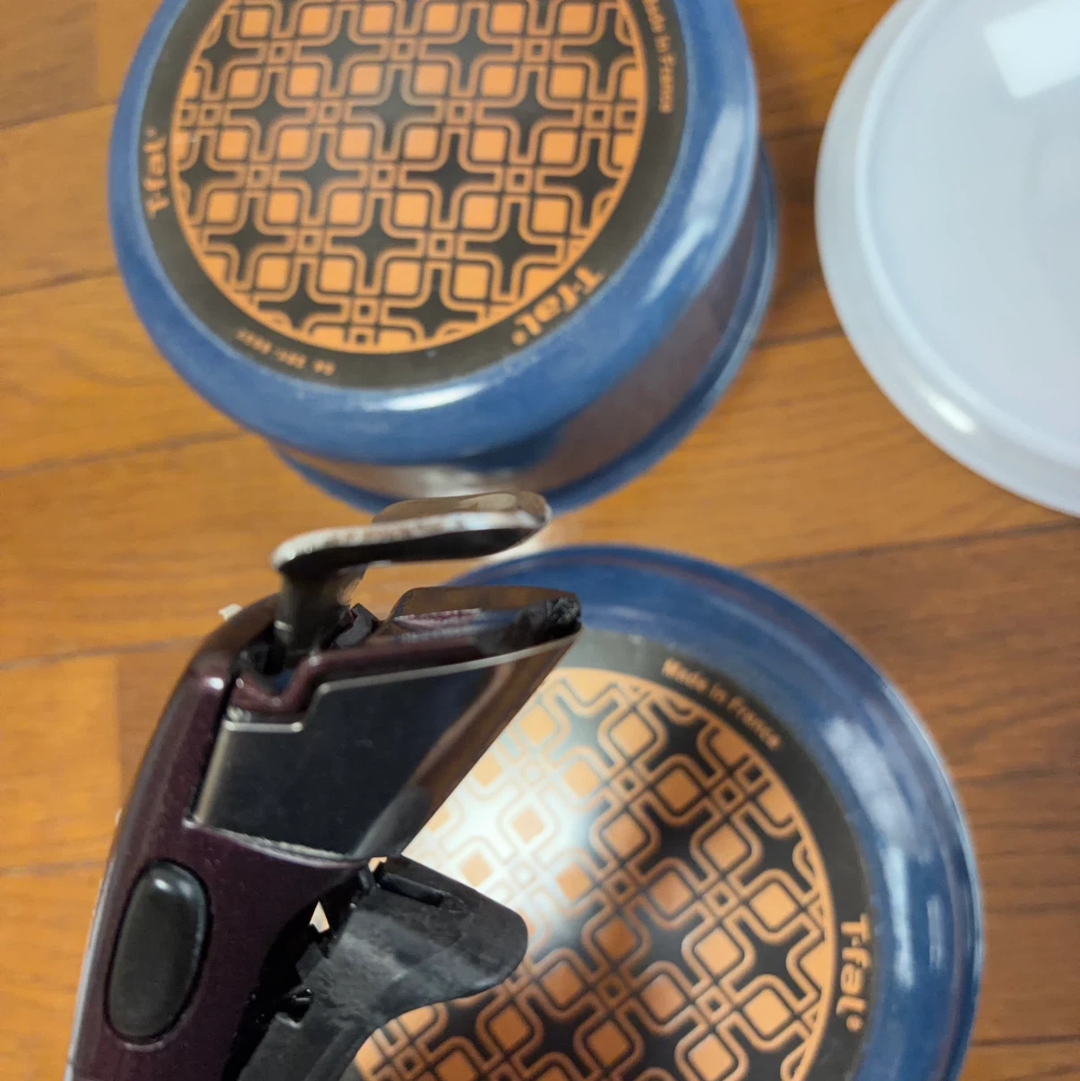 ティファール ガス火専用 20cm鍋 20cmフライパン 取っ手の写真3枚目