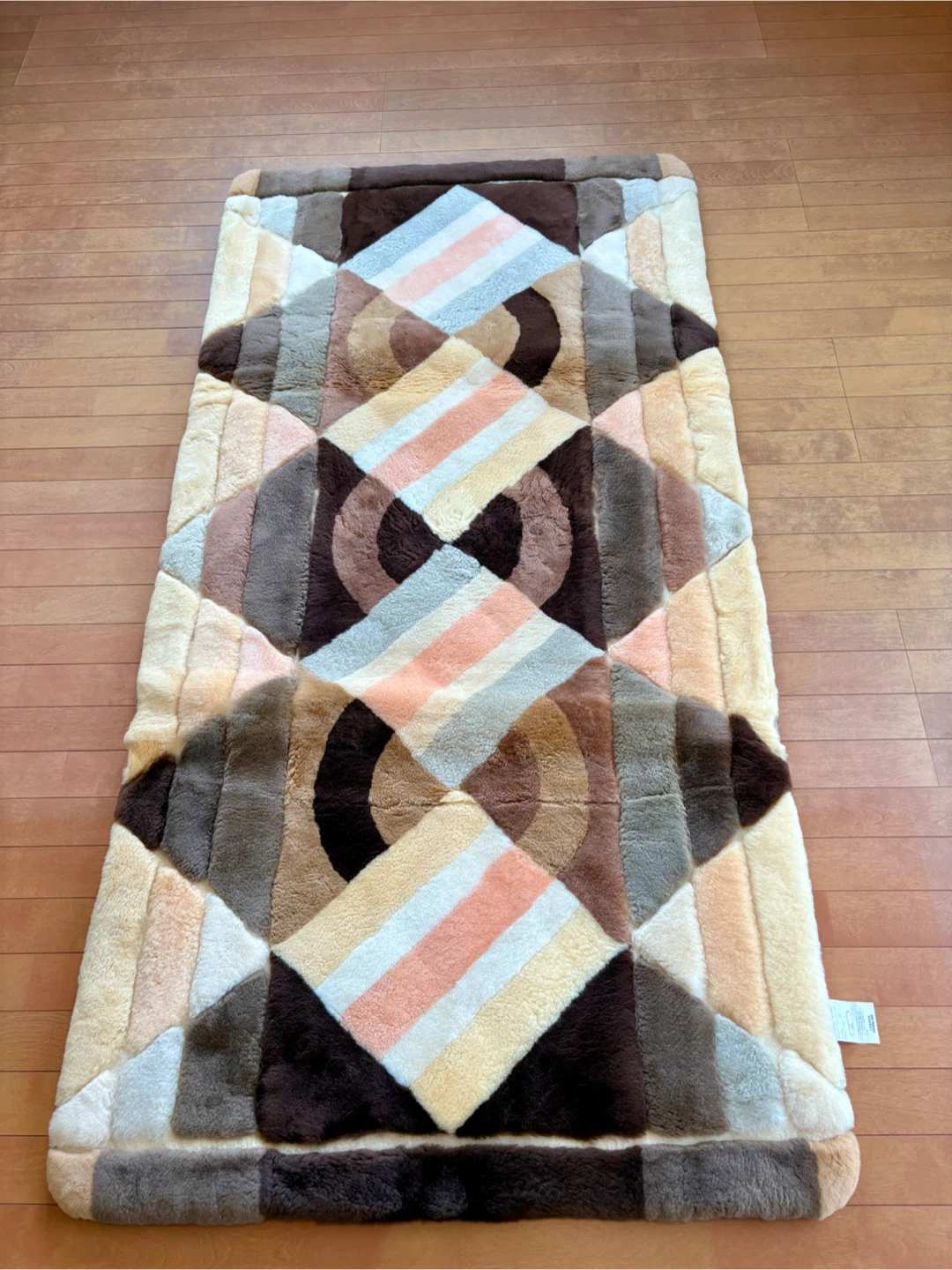 丸八真綿 FURTON ファートン ラムファー 毛皮のふとん 100×200cm