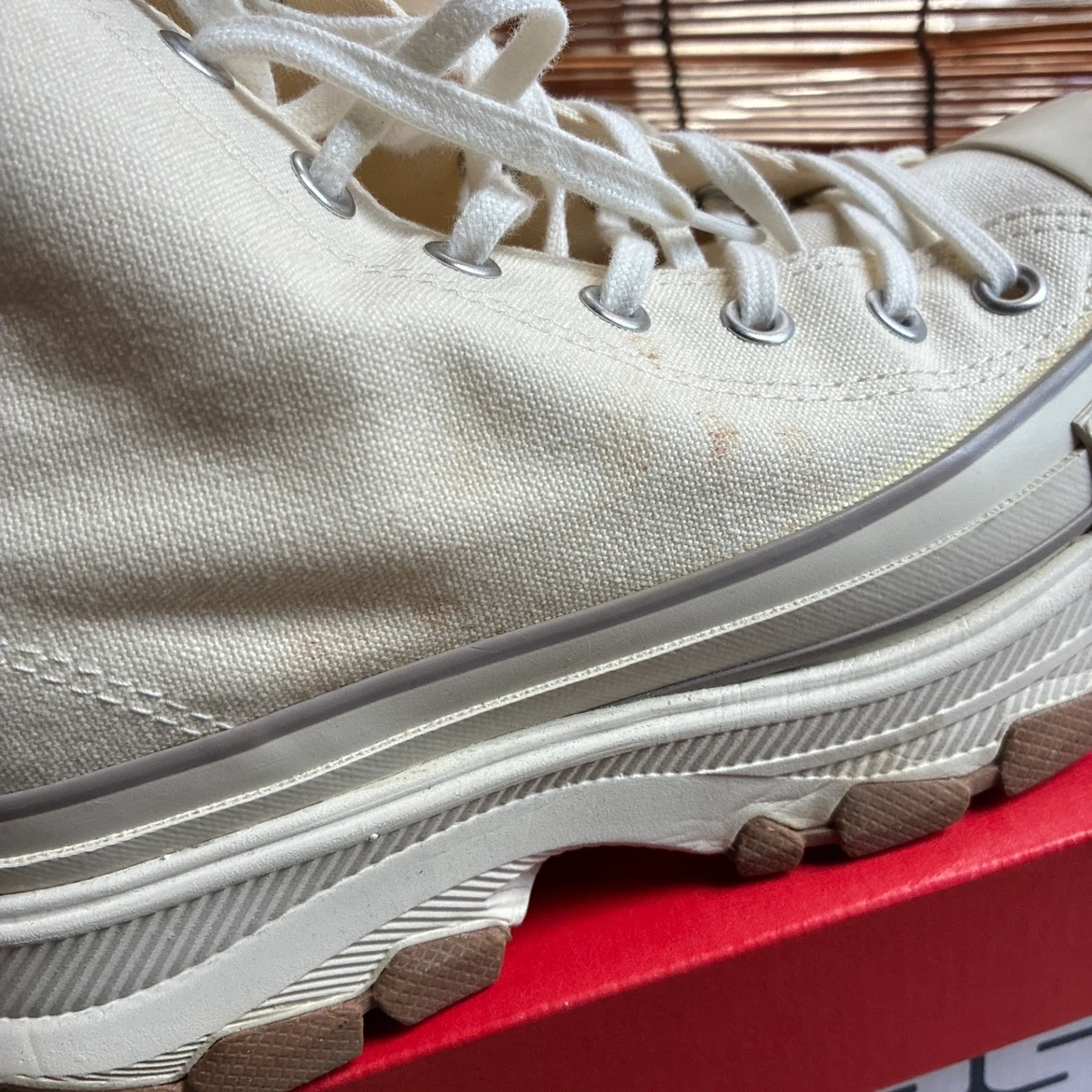 コンバース オールスター トレックウエーブ HI ホワイト 24.5cmの写真2枚目