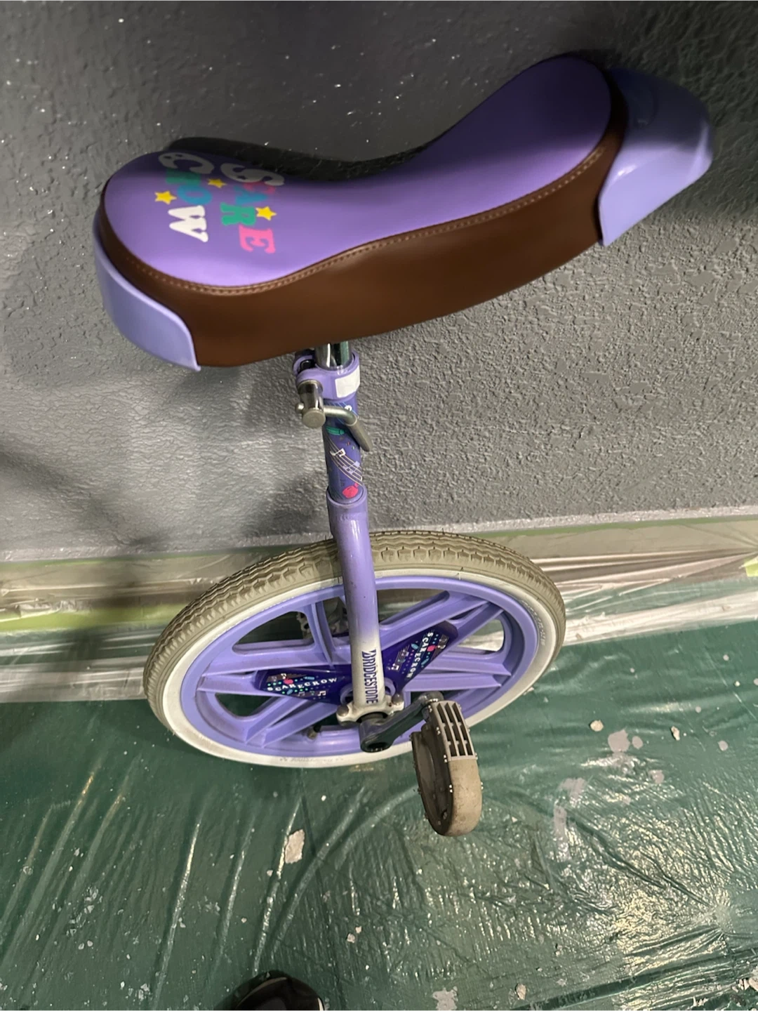 ブリヂストン 一輪車 スケアクロウ パープルの写真2枚目