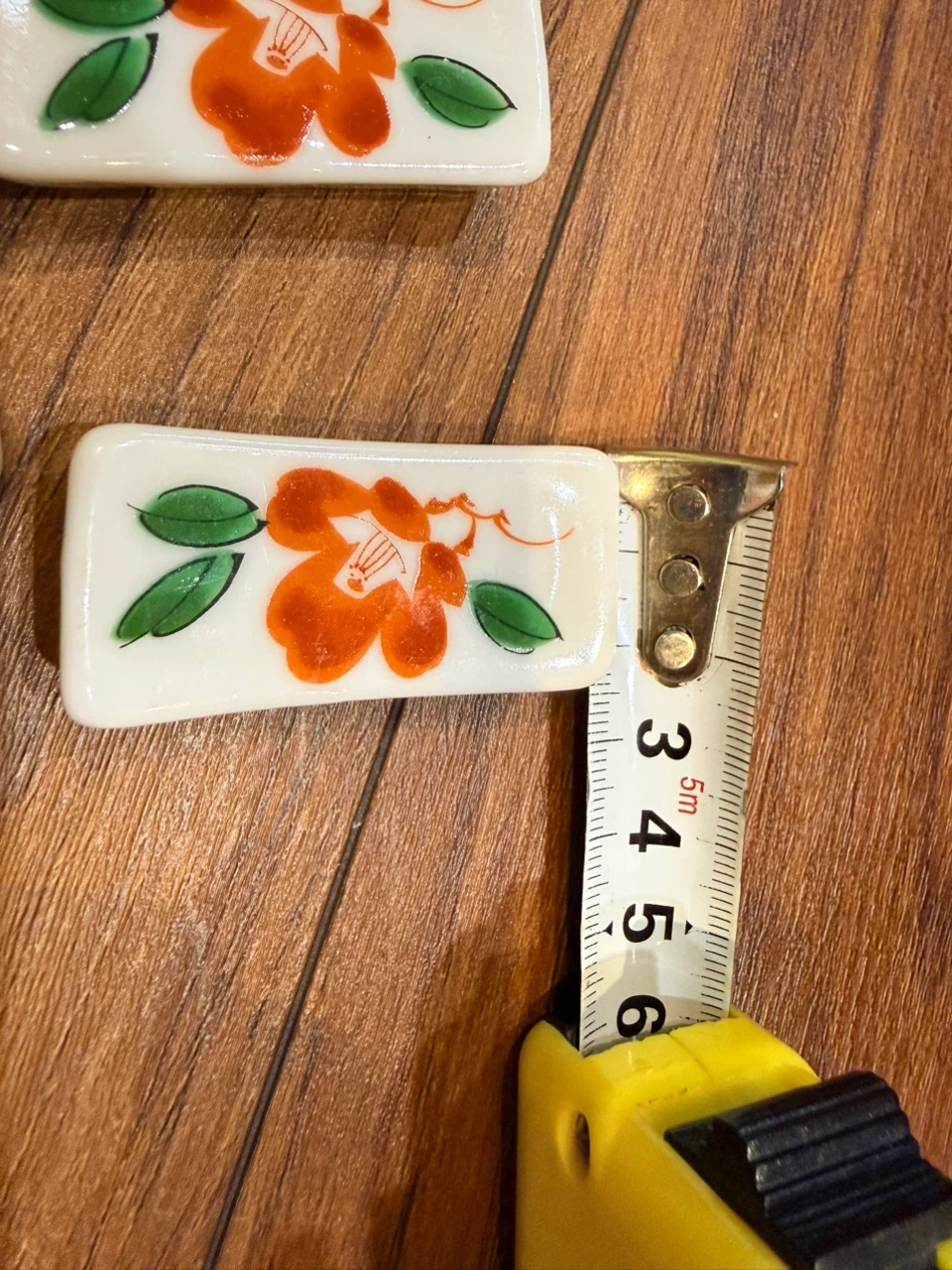 箸置き 9 個セット 椿柄 陶器の写真5枚目