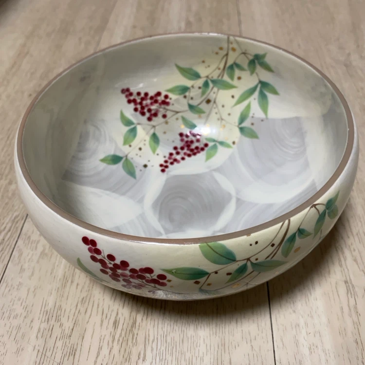 庫山窯 抹茶碗 鉢 南天柄