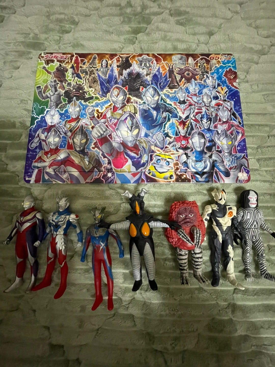 ウルトラマン ソフビ・パズルセット